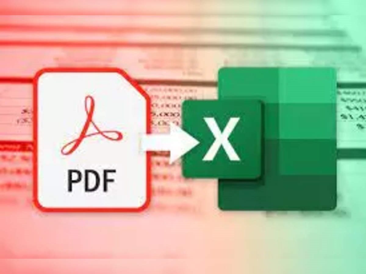 PDF to Excel Icon