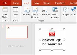 PDF to PowerPoint Icon